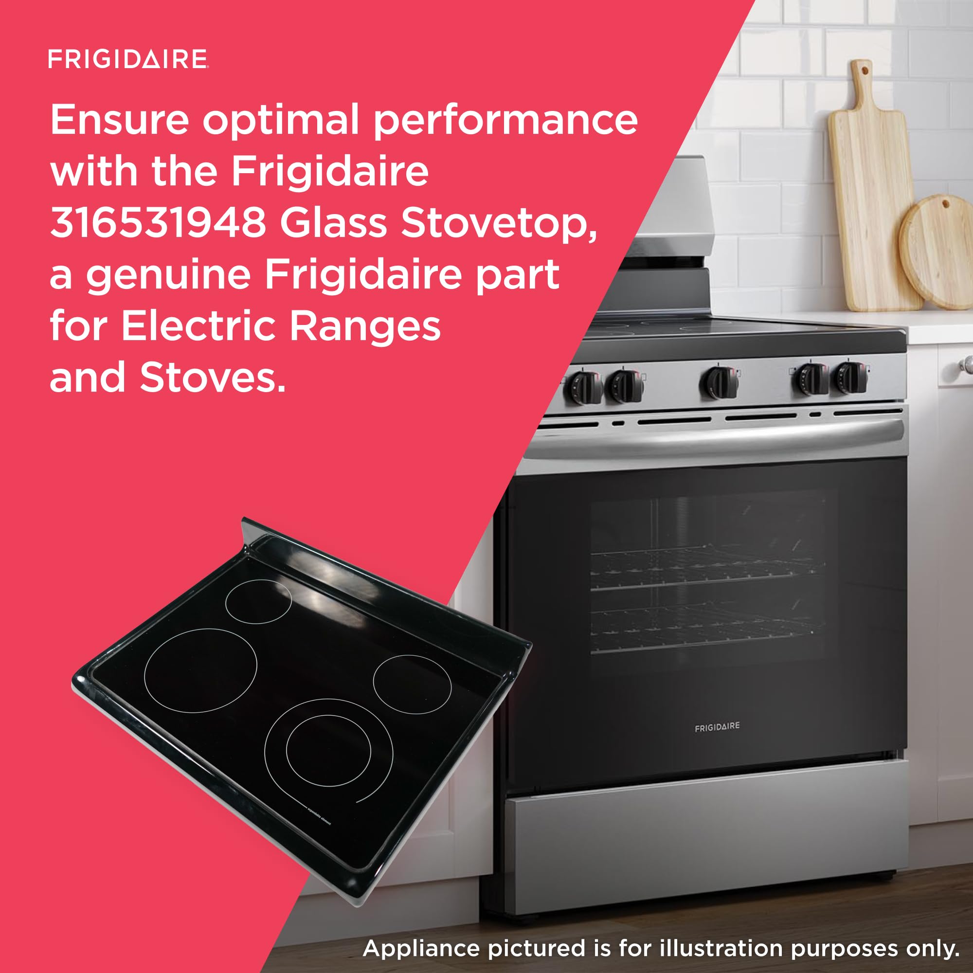 Amazon.com: Frigidaire 316531948 Glass Main Top Unit : Appliances