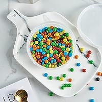 Vista 7 de [Juego de 48 a 8 onzas] Recipientes de plástico para almacenamiento de alimentos con tapas, desechables y transparentes, pequeños tarros Togo