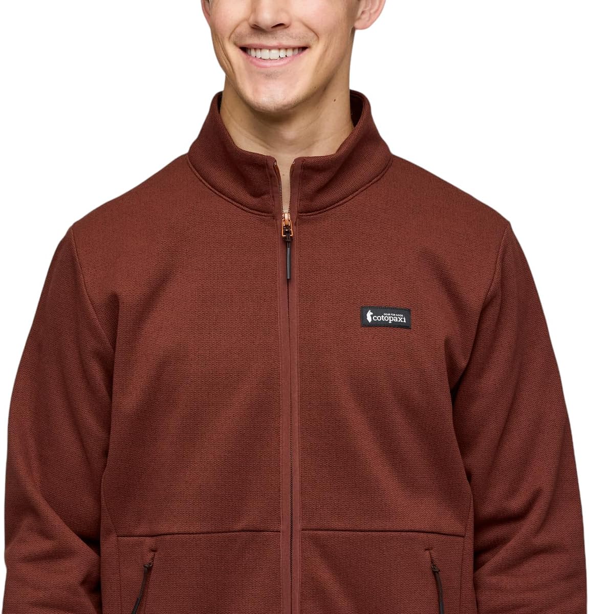 Cotopaxi Men's Envo Fleece Full-Zip Jacket Heather Chestnut Xl
