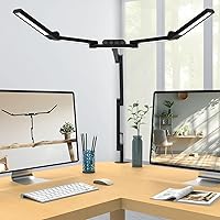 Vista 1 de Architect Desk Lamp with 5 Light Bars for Home Office, 32.5Inch Long Led Desk Light with Clamp, 24W Tall Foldable Computer Lamp with Swing Arm