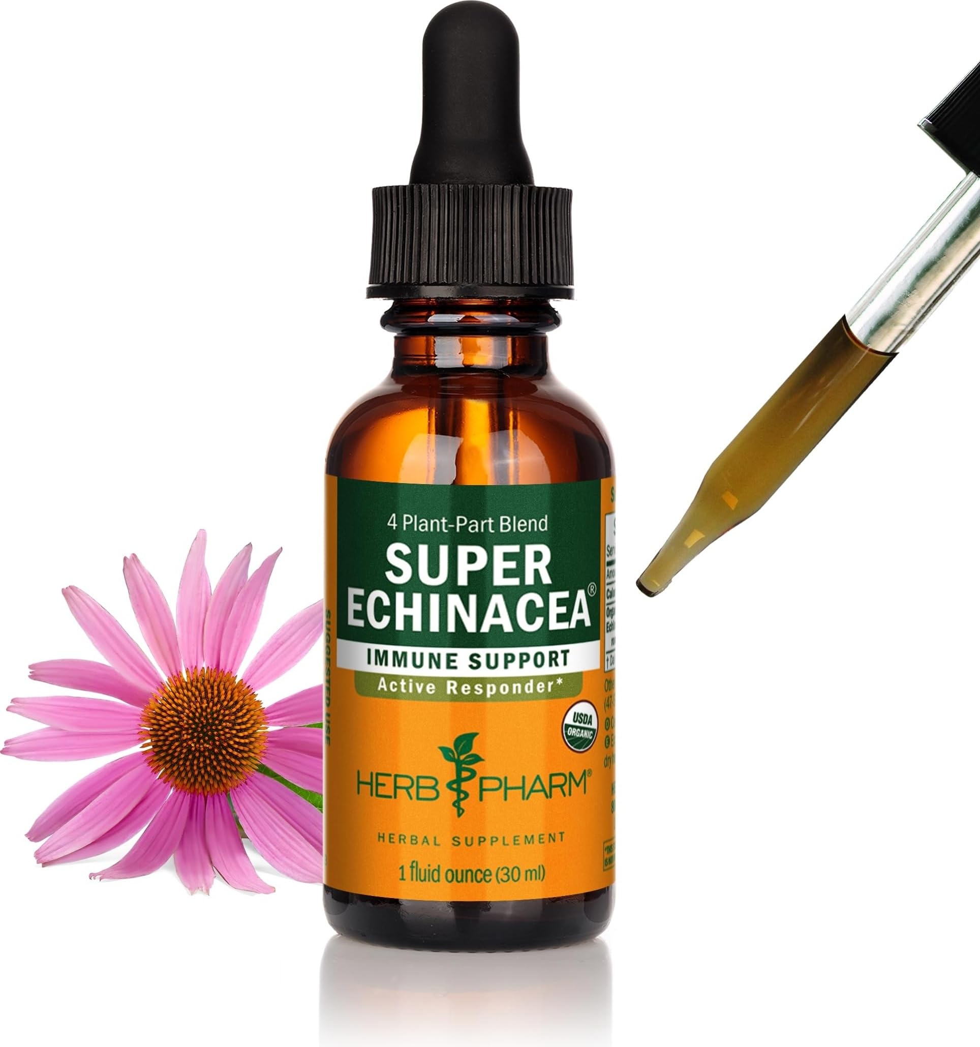 Herb Pharm Suplemento de Equinácea em Extrato Líquido, 30 mL