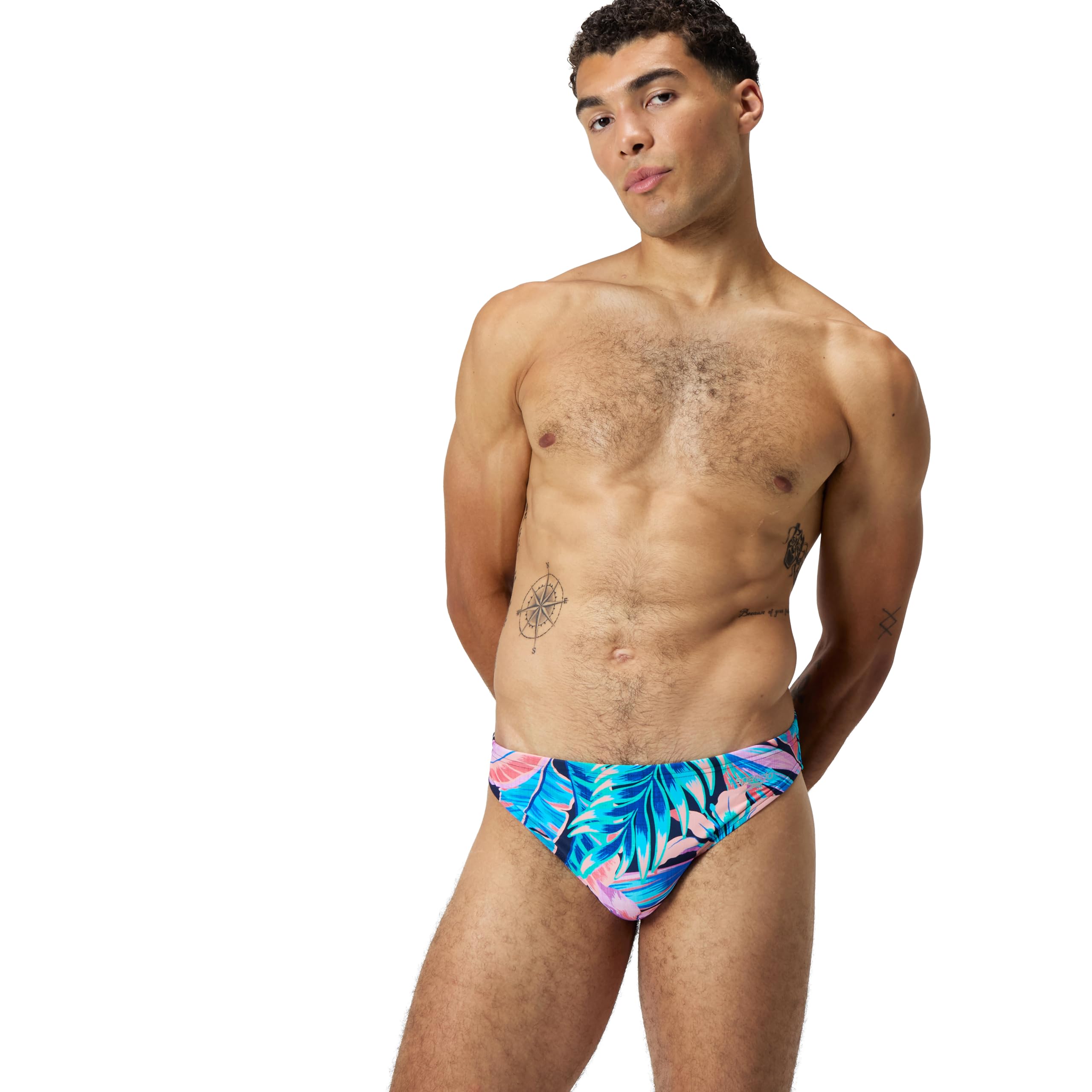 Speedo Mens Swimsuit Brief Eco Flex 2” Outseam Beachstar