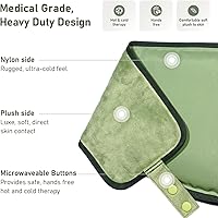 Vista 3 de Envoltura flexible para el cuello, bolsa de hielo de gel suave para aliviar el dolor de cuello, recuperación cervical manos libres