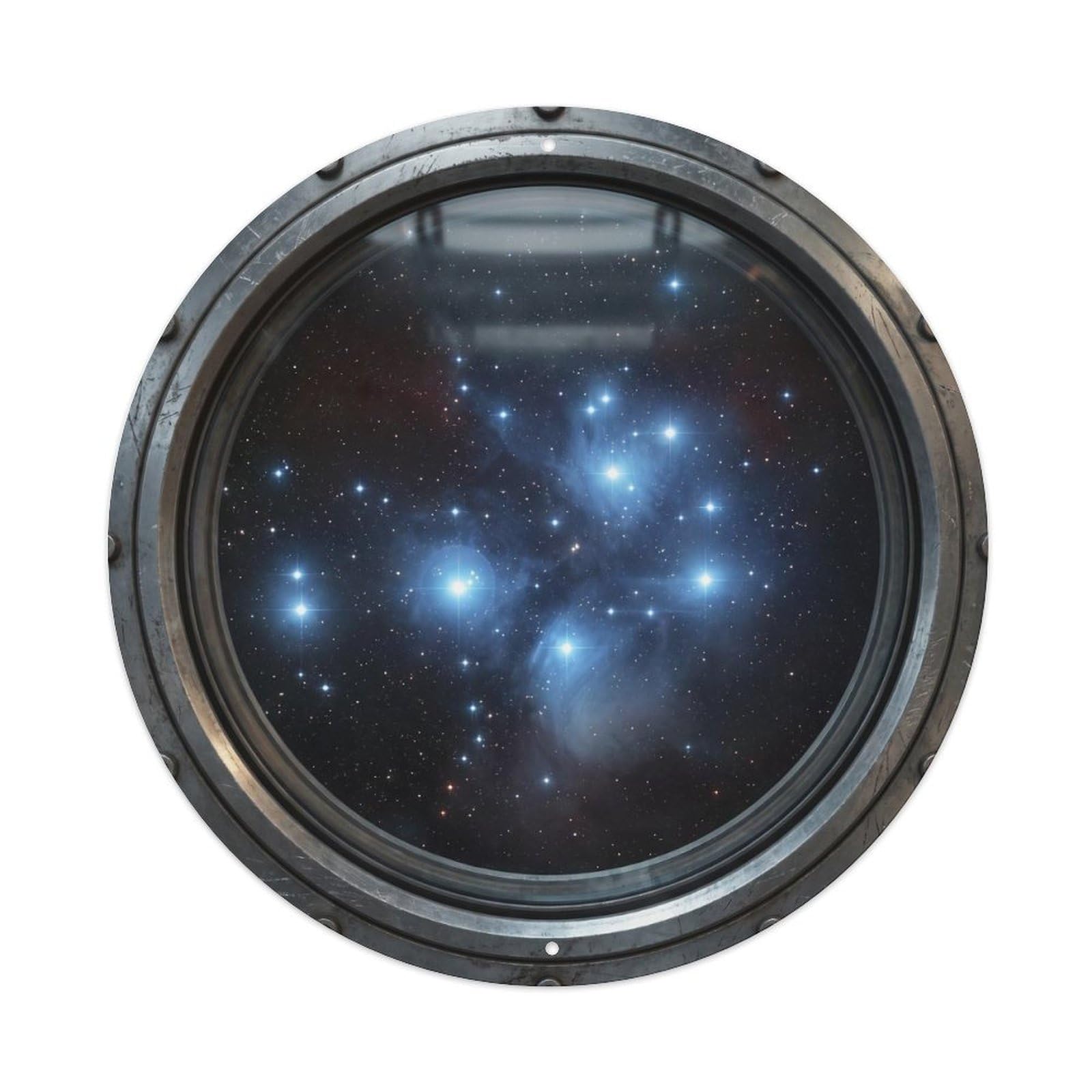 Open Star Cluster View Metal Tin Sign