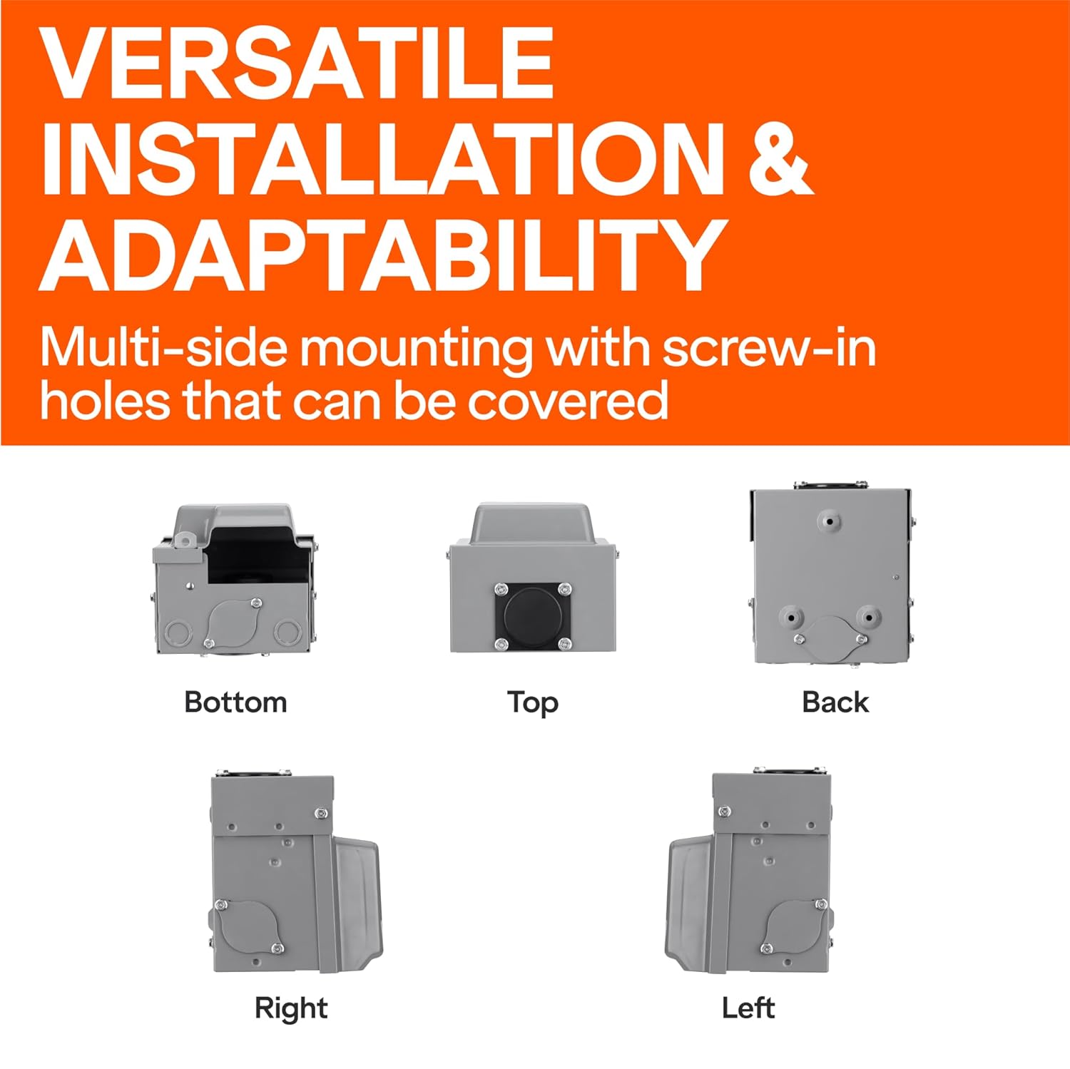 Wirefy RV 50 Amp RV Power Receptacle - Durable Outlet Box Electrical Solutions - Weatherproof Protection - Electricity Boxes for Camping Trailers or RVs