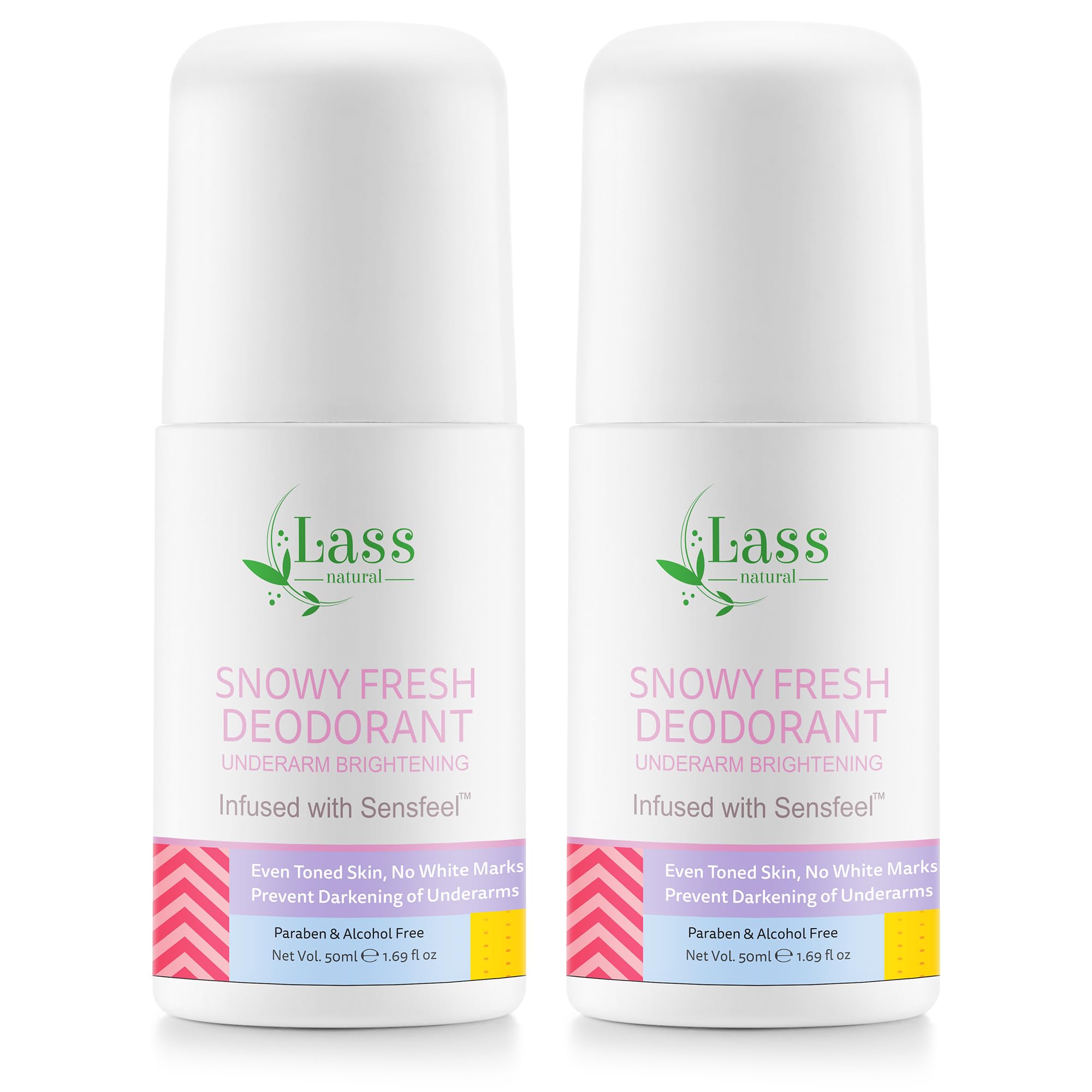 Lass Natural Snowy Fresh Underarm Roll On Deo Serum for Women | With Kopicinol, Liquorice & Sensfeel|Brightens & Exfoliates Underarms| Long Lasting Fragrance| Remove Bad Odour |Alcohol Free |Sensitive Skin - 50 ml-picture-26