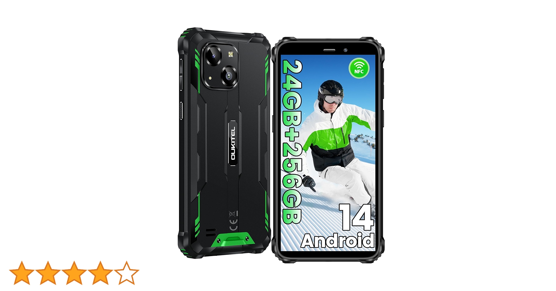 Oukitel WP32 Pro 24GB RAM 256GB 本体 OUKITEL WP32 PRO Rugged Smartphone, 24GB RAM+256GB ROM, 6