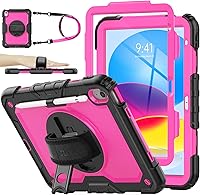 Vista 9 de Funda SEYMAC stock para iPad (A16) de 11ª/10ª Generación 11''/10.9'' 2025/2022, Funda de Protección Completa contra Caídas con Protector de Pantalla