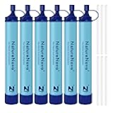 Personal Water Filter Straw Outdoor Portable Filtration Emergency Survival Gear Water Solutions Tactical Gear for Hiking Camping Accessories Travel Hunting Fishing Outing Backpacking
