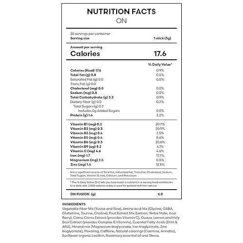 Miniatura 4 de FuXion On - Bebida vigorizante que ayuda a mejorar la nutrición cerebral y estimula la funcionalidad - 28 barras (1-2 diarios)