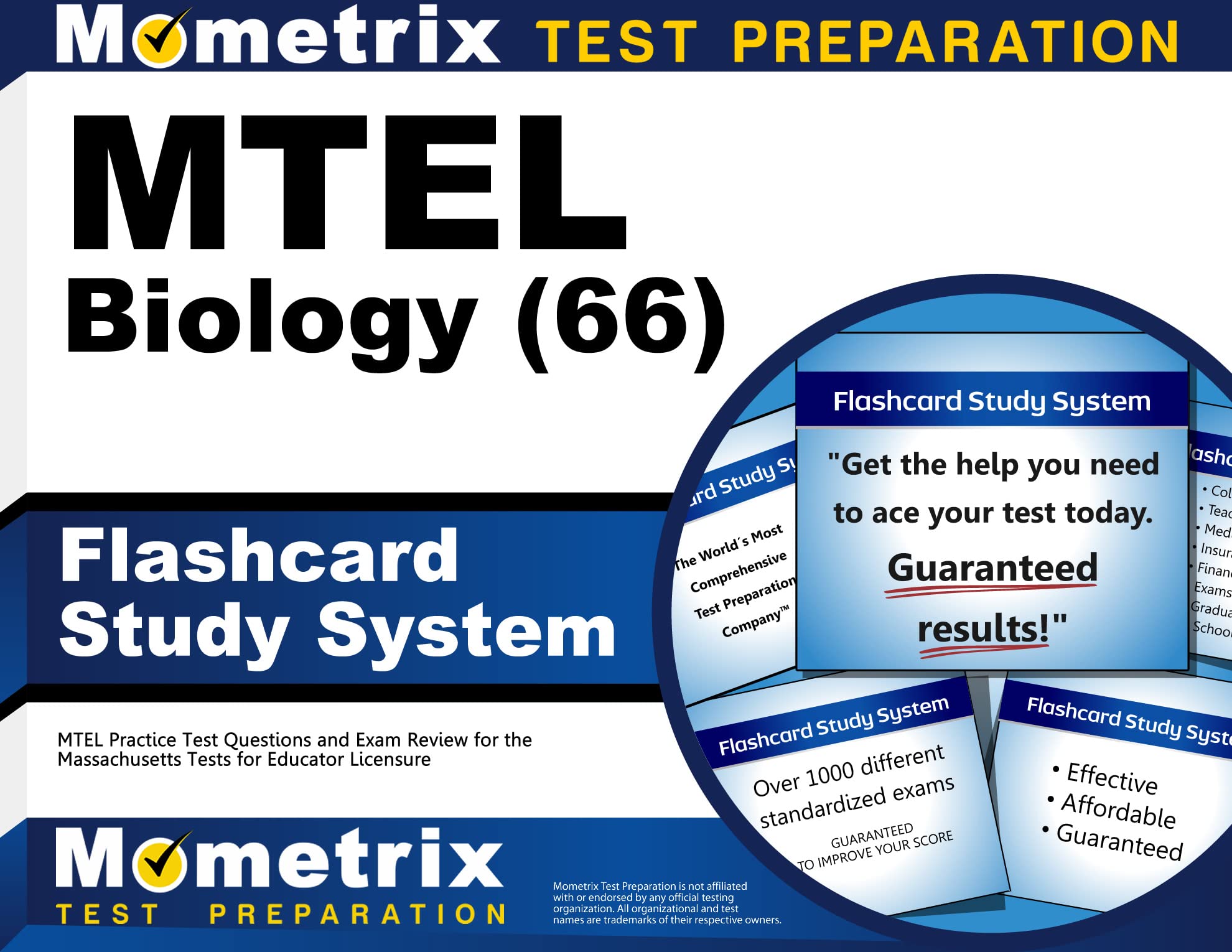 Mtel Biology 66 Flashcard Study System: Mtel Practice Test Questions and Exam Review for the Massachusetts Tests for Educator Licensure