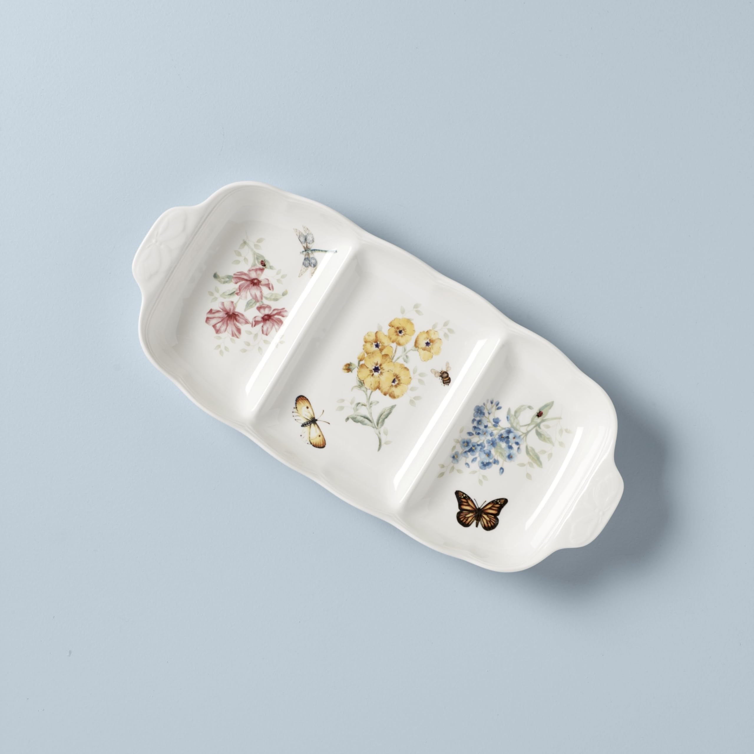 Lenox Butterfly Meadow サンドイッチトレイ　一枚 Lenox Butterfly Meadow サンドイッチトレイ 一枚 【公式通販】