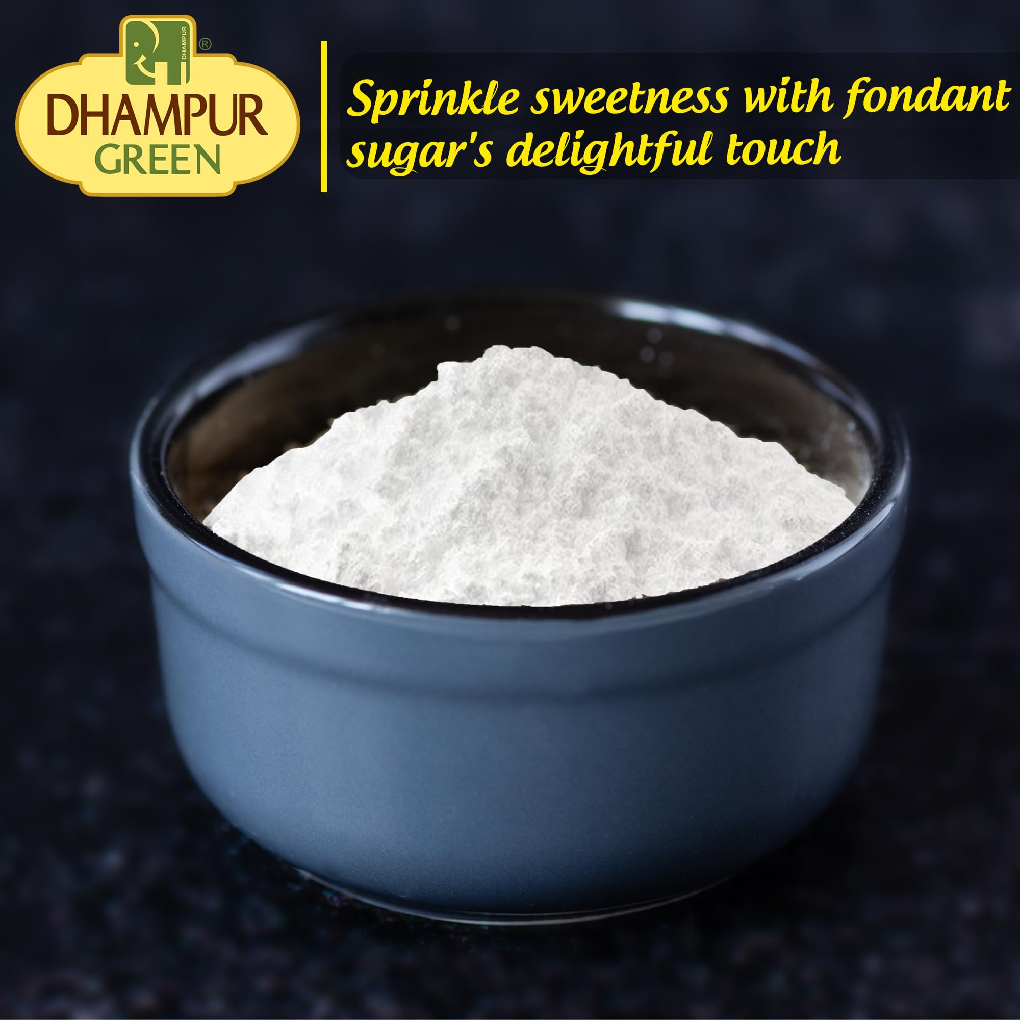Dhampure Speciality Dhampurgreen Fondant Sugar,1.6Kg(800Gx2)|Baking Sugar|For Cake Pastry&Decoration - Image 3 thumbnail