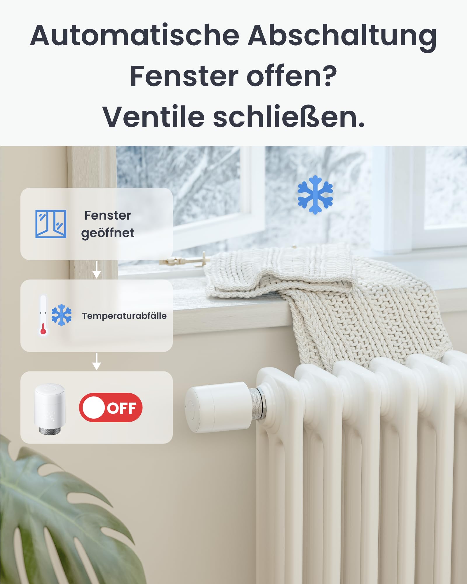 SwitchBot Smart Heizkörperthermostat 2er-Pack Matter Panel Combo – App- und Zeit-Steuerung, Energieseinsparung, einfache Installation, kompatibel mit Alexa, Apple Home und Home Assistant