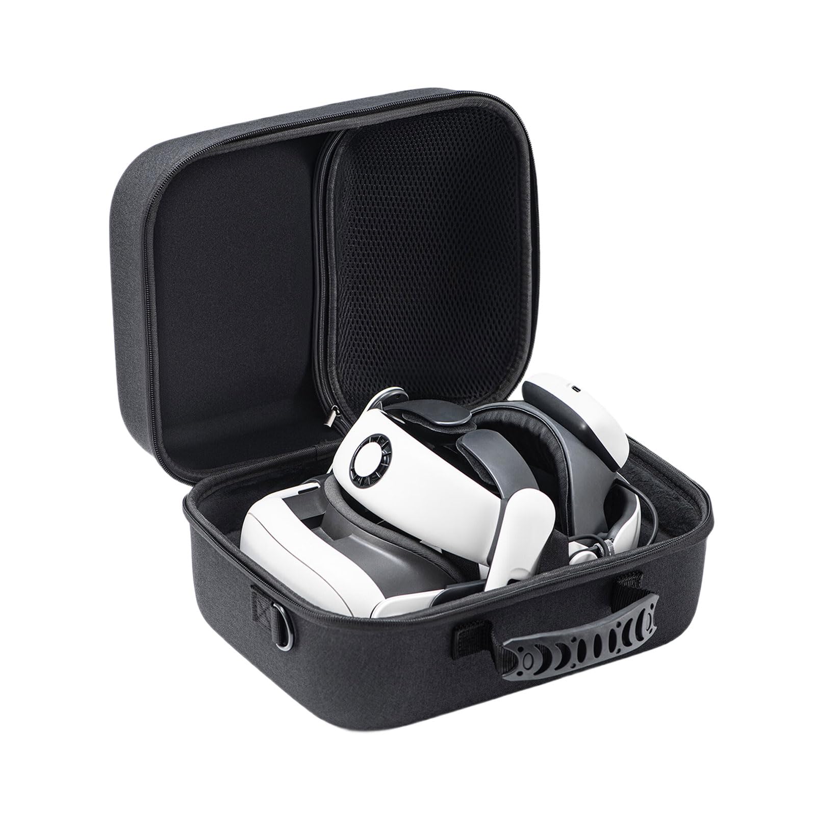 Quest3 Estuche de almacenamiento para auriculares con bolsa de transporte para protección dura de la bolsa de hombro