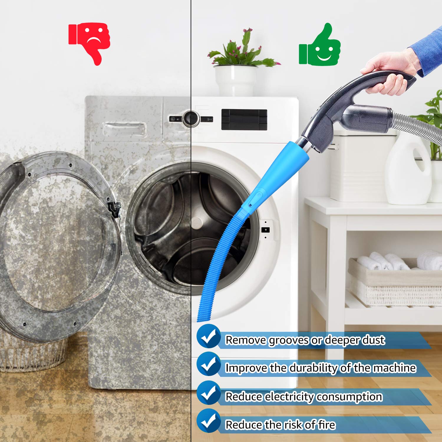 Buy Dryer Vent Cleaner Kit V3 Multiple Combinations Dryer Vent