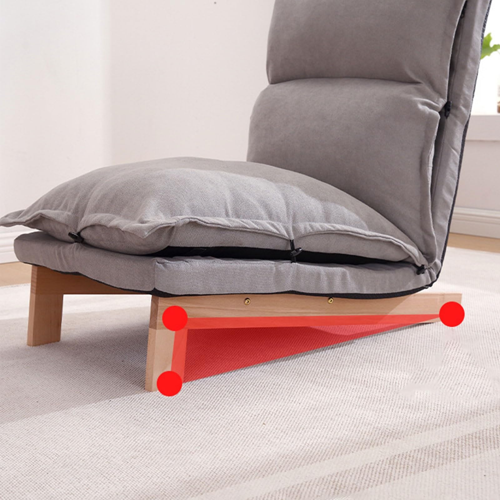 Poltrone Salotto Moderne Poltrone Relax da Salotto Ergonomiche Poltrona da Lettura Comoda Ergonomico Sedia da Ufficio Schienale Regolabile 90-180° (Color : Mint Green)