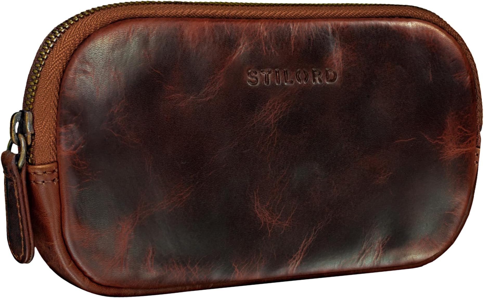 Vintage Ledermäppchen Aus Pflanzlich Gegerbtem Leder - Zeitloses Design Für Schule & Büro