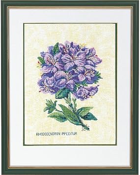Lilac Rhododendron Counted Cross-Stitch Kit