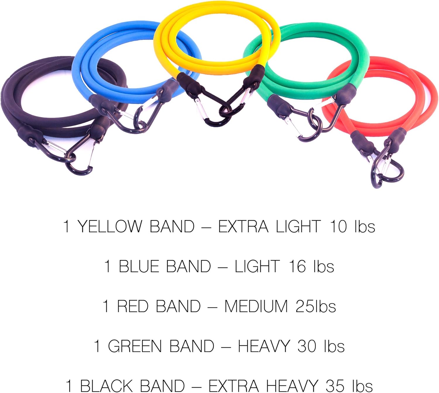 FH Gym In a Bag Total Trainer | Resistance Band Set 24 Piece Home Workout Equipment | Indoor Multi Gym