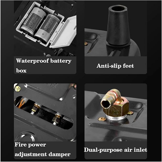 Estufa a Gas 33 cm 7.2 KW con Protección de Apagado y Temporizador miniatura 7