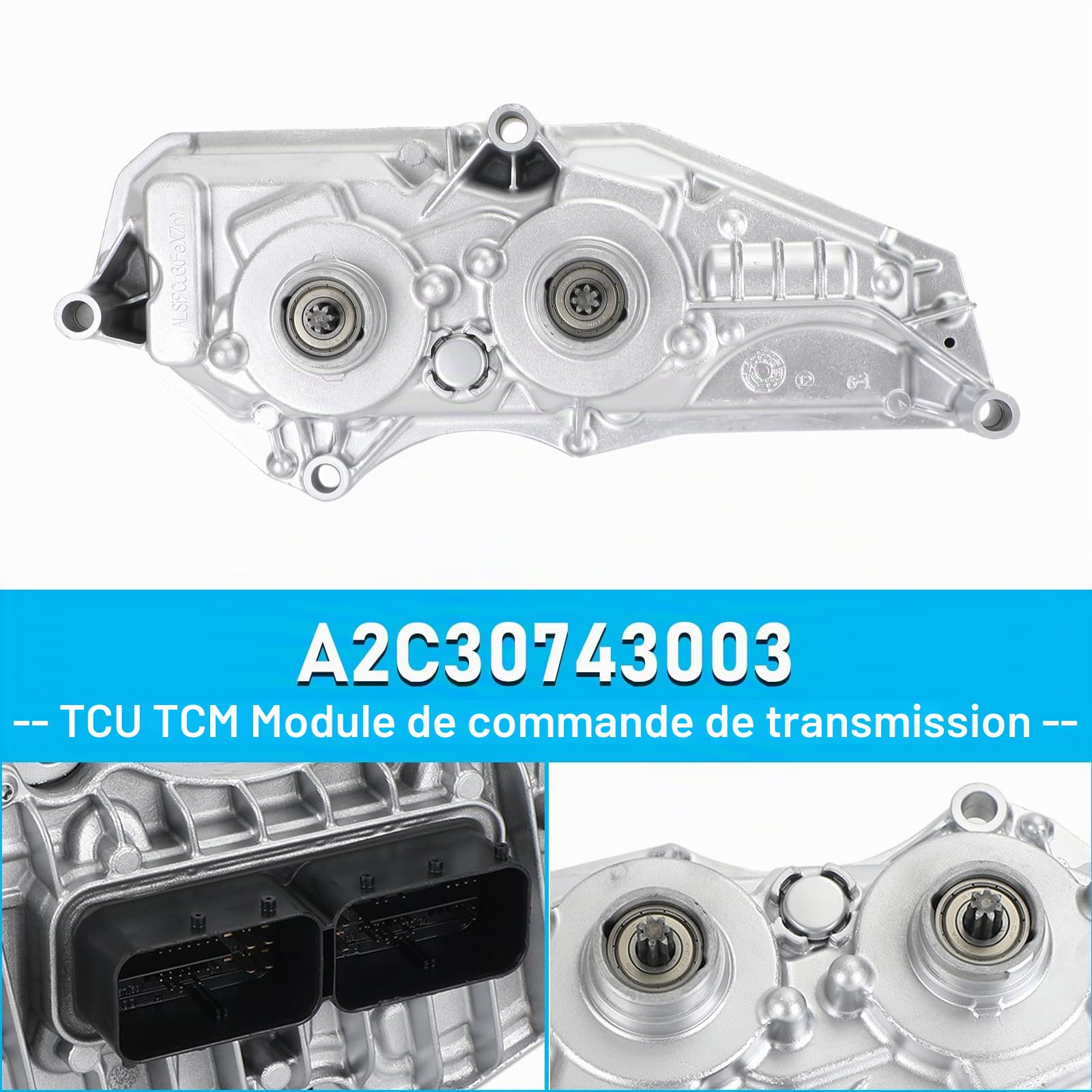 Bruce & Shark TCU TCM Transmission avectrol Module A2C30743000 / A2C30743003 – Remanufactured Unit pour Renault Captur 1.2T Petrol – Pre-Programmed Direct Fit