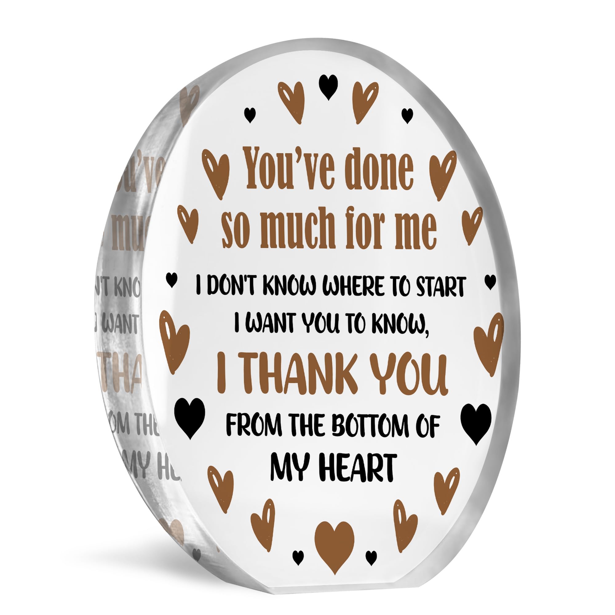Red Ocean Thank You Gifts For Women Birthday Gifts For Her Acrylic Plaque Best Friend Gift Thank You Gifts For Women Volunteer Gift Teacher Gift Friendship Gift Keepsake