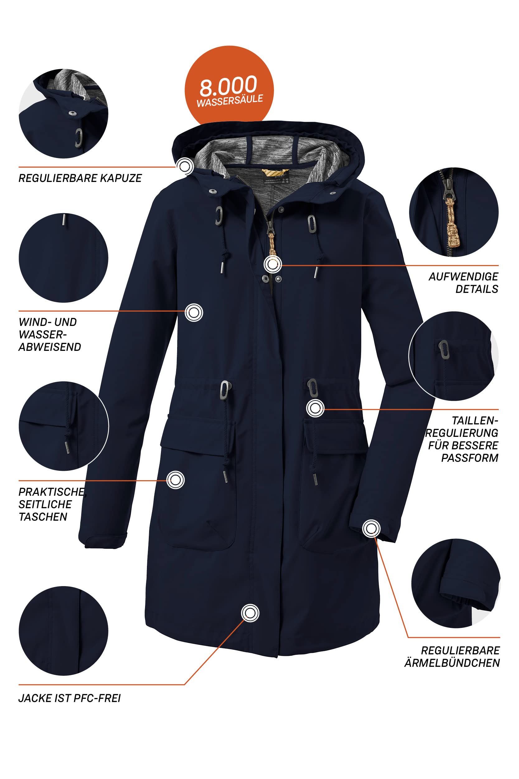 G.I.G.A. DX Gs 99 Wmn Sftshll Prk Parka casual in softshell con cappuccio Donna