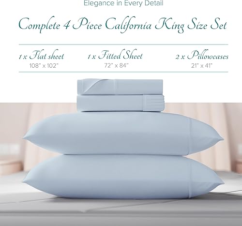 Vista 132 de Carressa Linen Juego de sábanas 100% de algodón egipcio, tamaño Queen, 6 piezas de 800 hilos de algodón egipcio, tamaño Queen, color blanco, suave