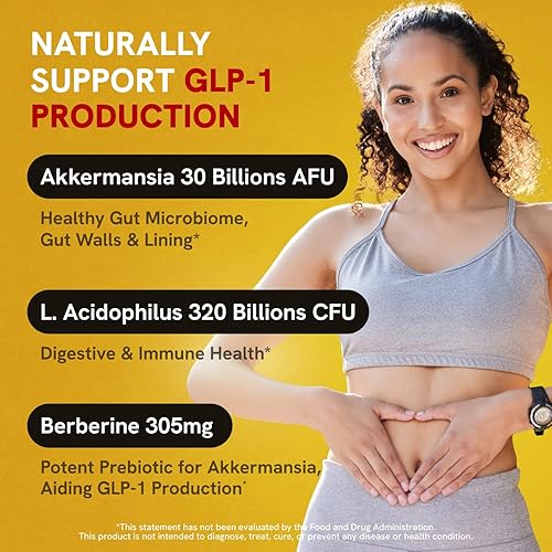 Miniatura 3 de Akkermansia Muciniphila Probiotics 320 mil millones de UFC, probióticos y prebióticos  Probióticos Akkermansia para la salud intestinal  Cápsulas de
