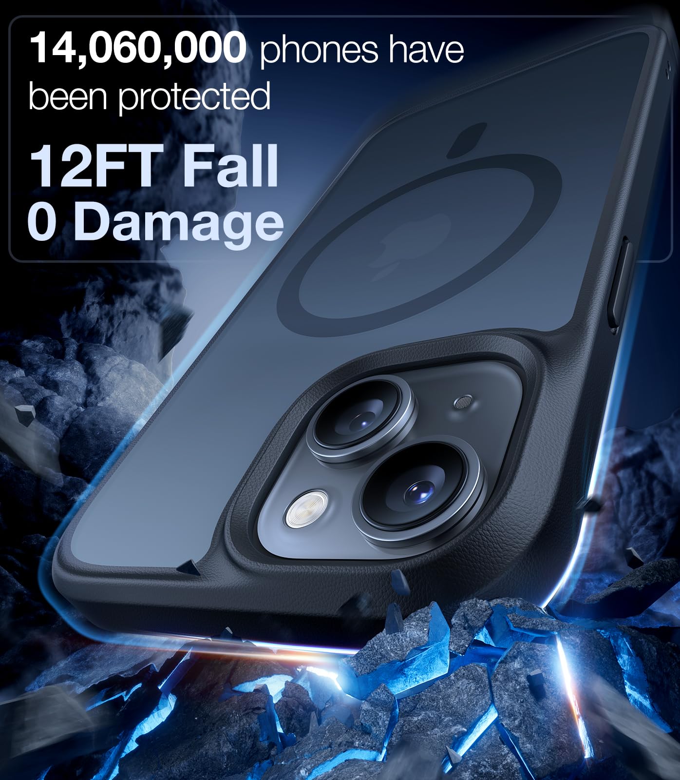TORRAS for iPhone 15 Case with MagSafe, 12FT Military Grade Shockproof, Full Charge in 1.5 Hours - Image 4