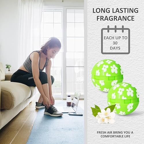 Miniatura 2 de Pelotas desodorantes para tenis, bolas de olor para tenis, desodorante de zapatos para tenis, bolsas de gimnasio, taquillas, coche, aroma fresco de