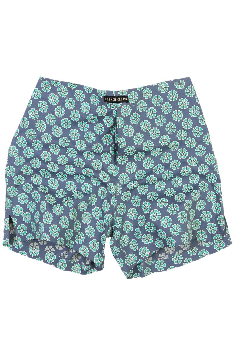 french crown Grey Flower Printed Premium Super Soft Cotton Boxer-picture-49