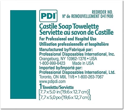 PDI D43600 Sani - Hands Alcohol Wipes -, 1000 Wipes, 5 x 8, Individual Packets