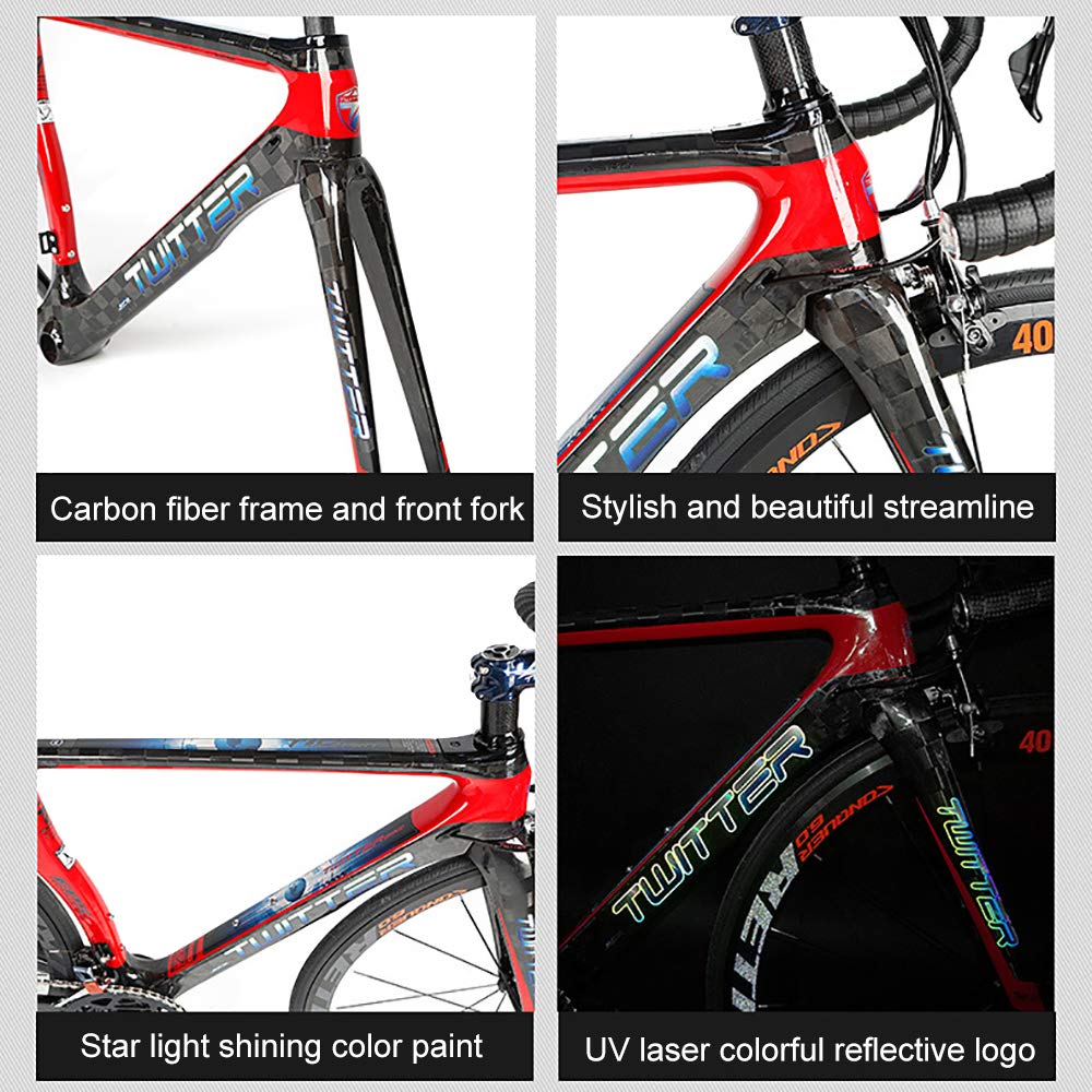 shimano 自転車 ロードバイク Amazon | カーボンロード22速シマノ、自転車の炭素繊維のレース