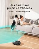 eufy Clean Aspirateur Robot L60, Aspiration Ultra-Forte de 5 000 Pa, Navigation Laser iPath™, pour Le Nettoyage en Profondeur des sols, idéal pour Les Poils, sols durs - 3