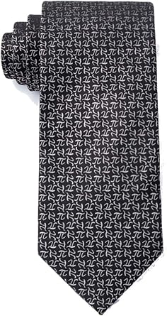 Wild Ties Pi 2 Black Microfiber Extra Long Tie