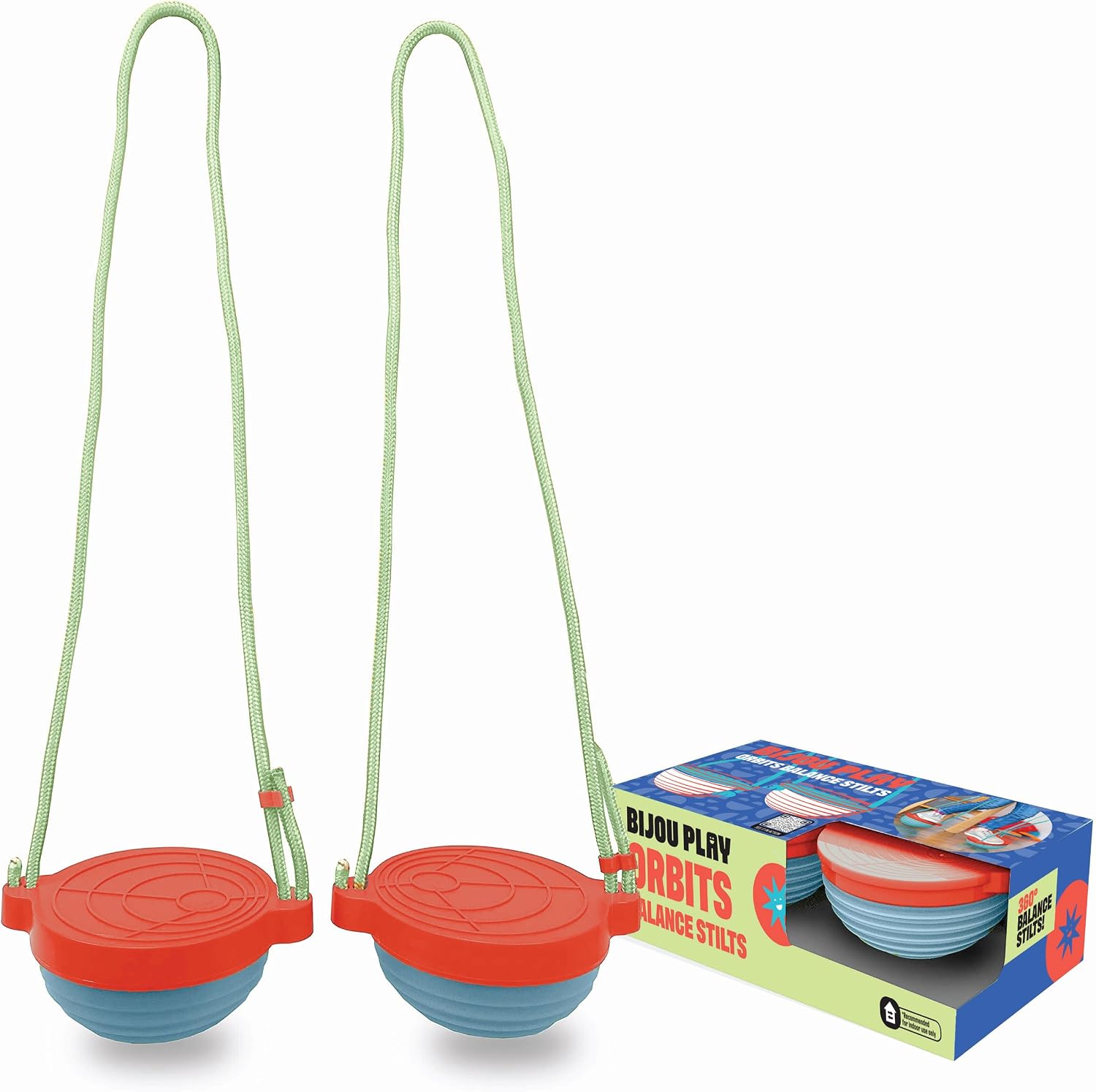 Orbit Stilts for Kids, Adjustable Walking Stilts, Balance Toy for Toddlers and Children Ages 18 Months to 8 Years
