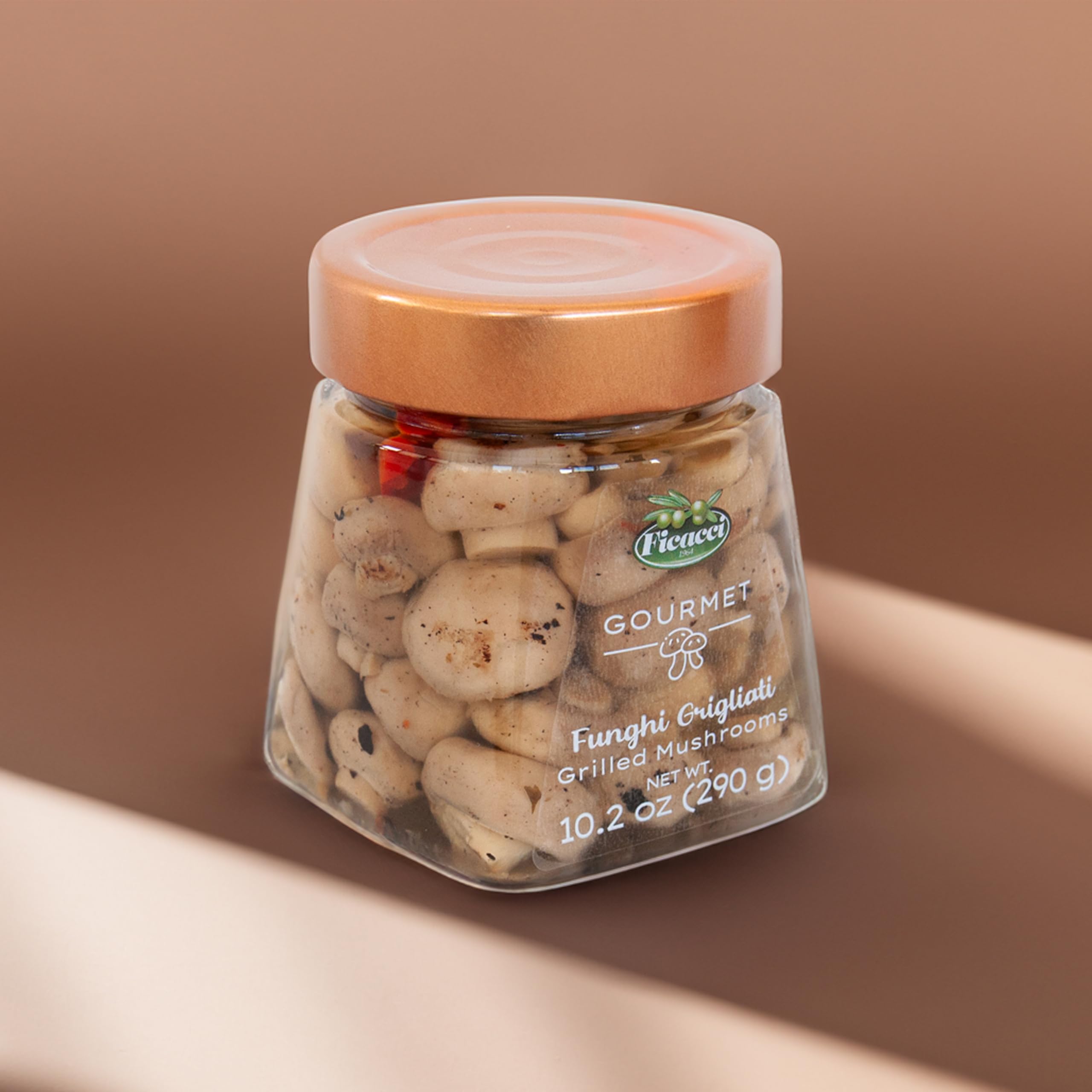 Ficacci - Selezione Antipasti Gourmet - Antipasti Bianchi (Carciofi, Cipolle, Funghi) 3X290g (870g)