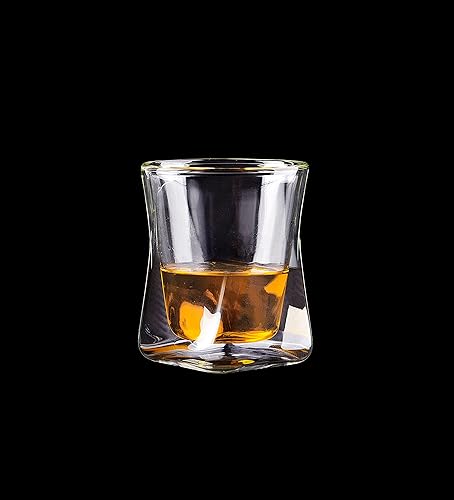 Miniatura 7 de Ozeri Moderna Artisan Series - Vasos de whisky de doble pared de 10 onzas, juego de 2