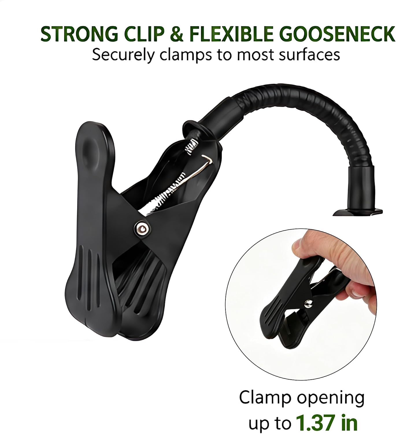 Clip On Bird Perch Stand, 3-in-1 Adjustable Flexible Perch with Toys image 5