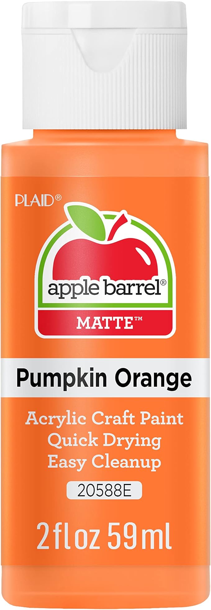 Apple Barrel Acrylic Paint in Assorted Colors (2Ounce), 20588 Pumpkin