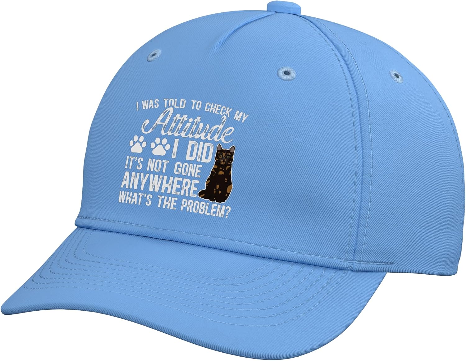 Tortoiseshell Cat Owner Funny Tortie Cat Mom Tortie Cat Adjustable Baseball Hat