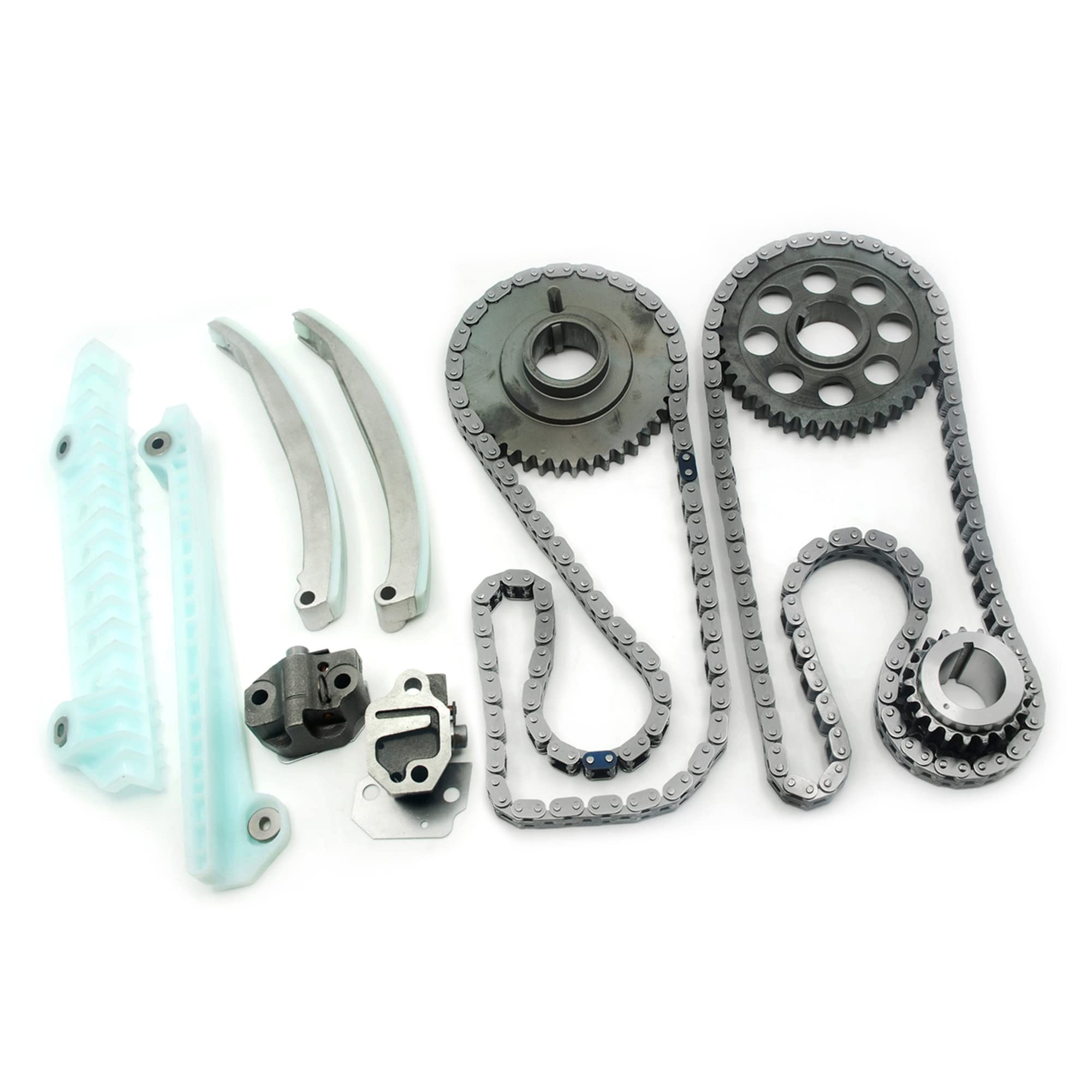 Timing Chain Kit W/Sprocket TK6046W For 1997-2010 Ford Crown Victoria E-150 E-250 F-150 Expedition Explorer Mustang For 2001-2010 Lincoln Town Car Mercury Grand Marquis 4.6L V8 SOHC