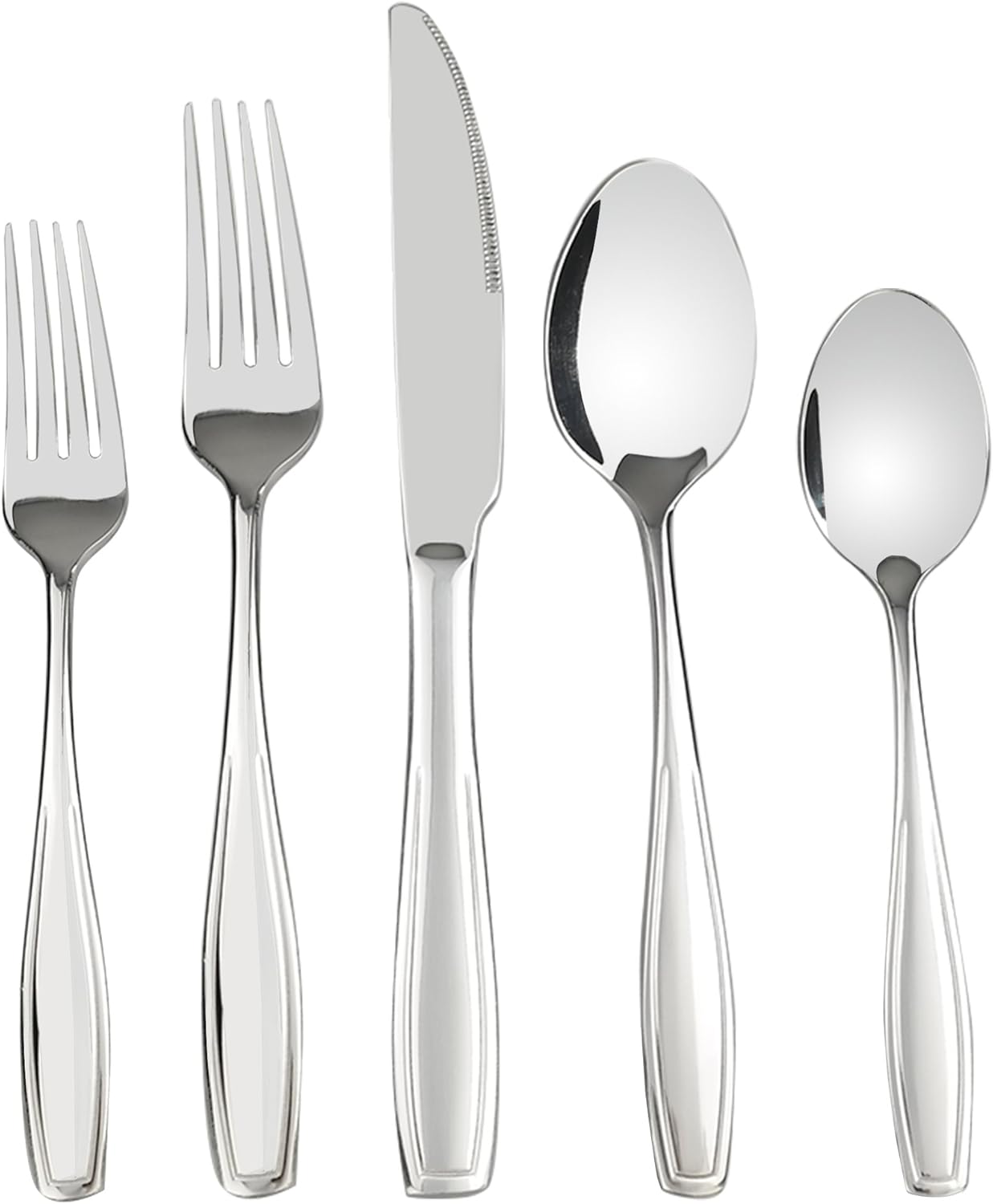 Pekky 80-piece Stainless Steel Flatware Set, Service for 16