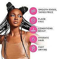 Vista 6 de Esha Profesional Slick N Slay - Gel acondicionador - Para trenzas, rastas y mucho más. Proteína de trigo hidrolizada + complejo de biotina B. Aroma