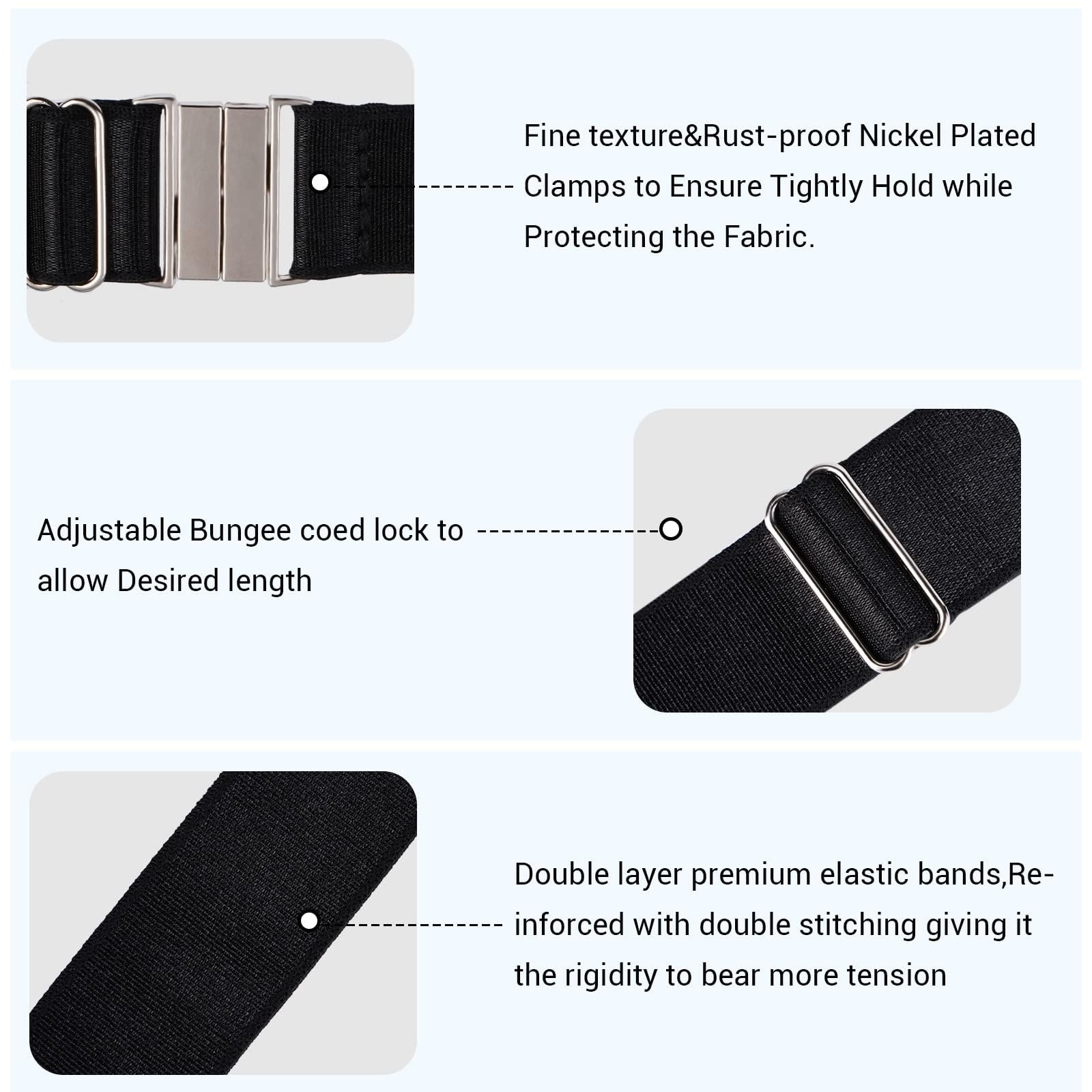 Moon Wood Plus Size Thigh Garter Belt, Adjustable High Elastic Garter Belt