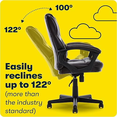 Miniatura 10 de Serta Works ejecutivo Cuero falso Castaño Roasted Chestnut Negro, Castaño (Roasted Chestnut)