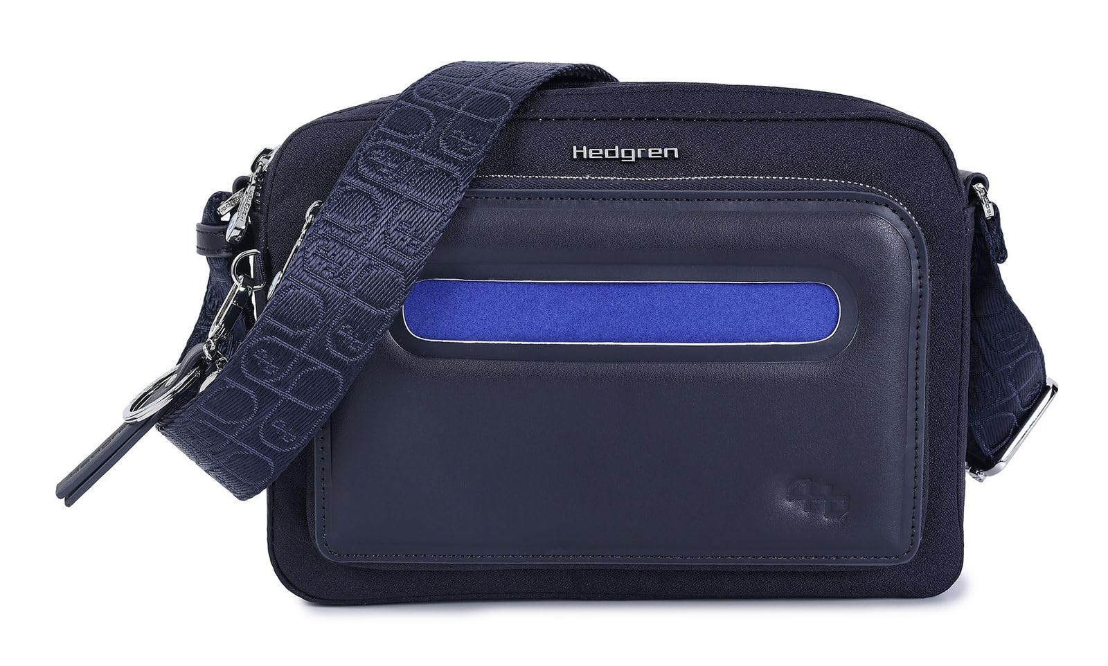 Hedgren Unisex Espresso Medium Crossover + RFID, Peacoat Blue, One Size