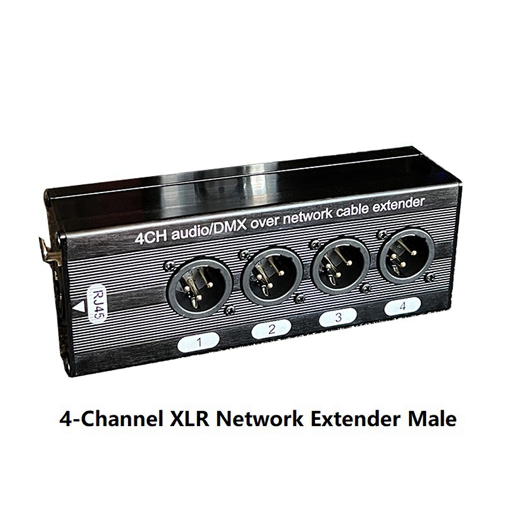Lot de 4 rallonges de câble réseau XLR mâle DMX512 4K à 3 broches